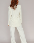Tan Relaxed Oversized Blazer Set