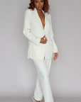 Tan Relaxed Oversized Blazer Set