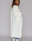 Long Sleeve Maxi Sweater (Cream)